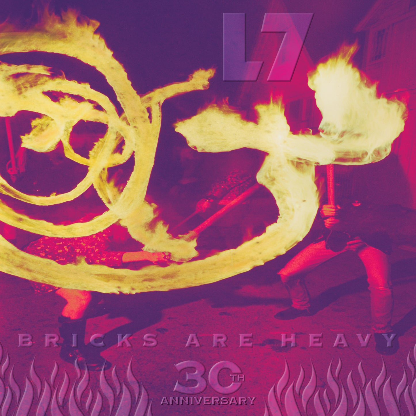 L7 GOLD vinyl - Bricks Are Heavy (30th Anniversary)