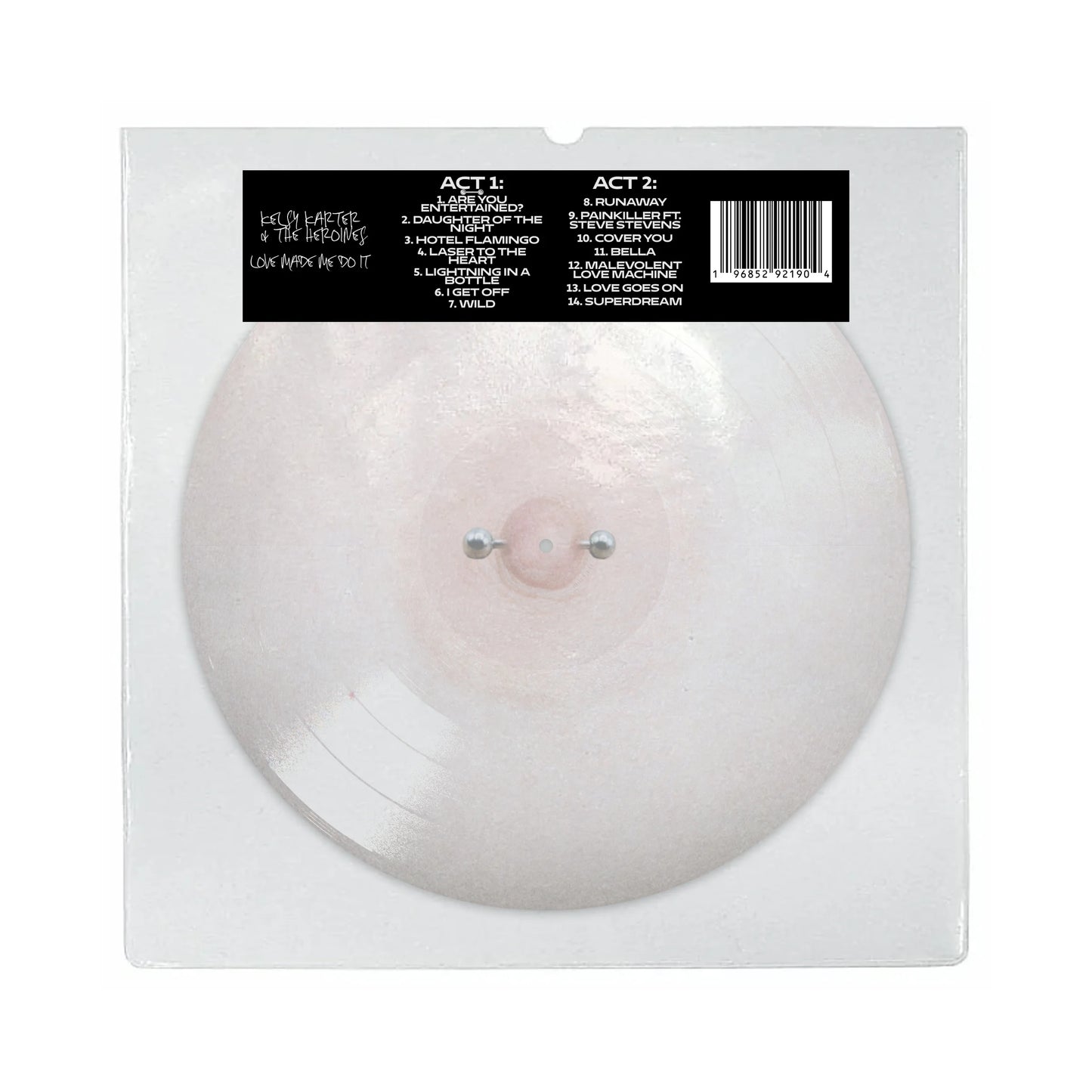Kelsy Karter and the Heroines - Love Made Me Do It Picture Disc