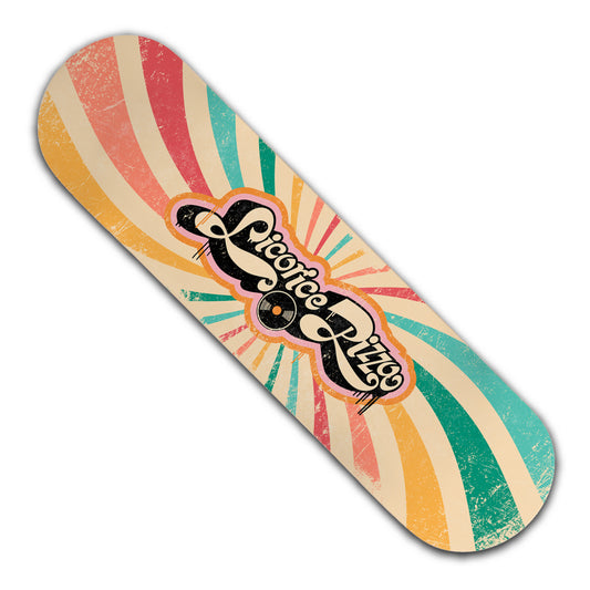 LP Skate Deck, Licorice Pizza, Spiral Custom Design